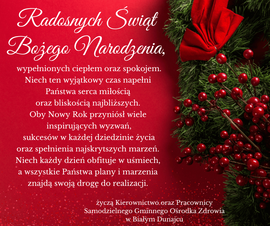 Najlepsze życzenia świąteczne dużo zdrowia szczęścia i pomyślności w życiu zawodowym i osobistym wielu pomysłów i ich błyskotliwej realizacji a także powodzenia w Nowym Roku niech przyniesie 1